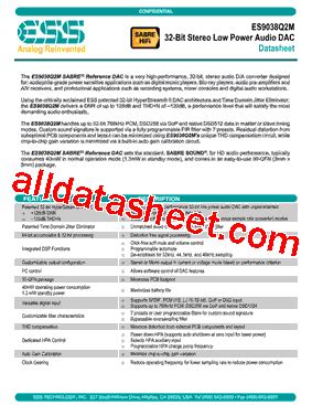 es9038q2m|es9038q2m datasheet.